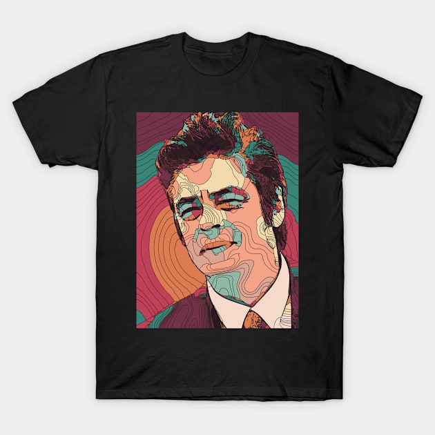Benicio Del Toro T-Shirt by taoteching